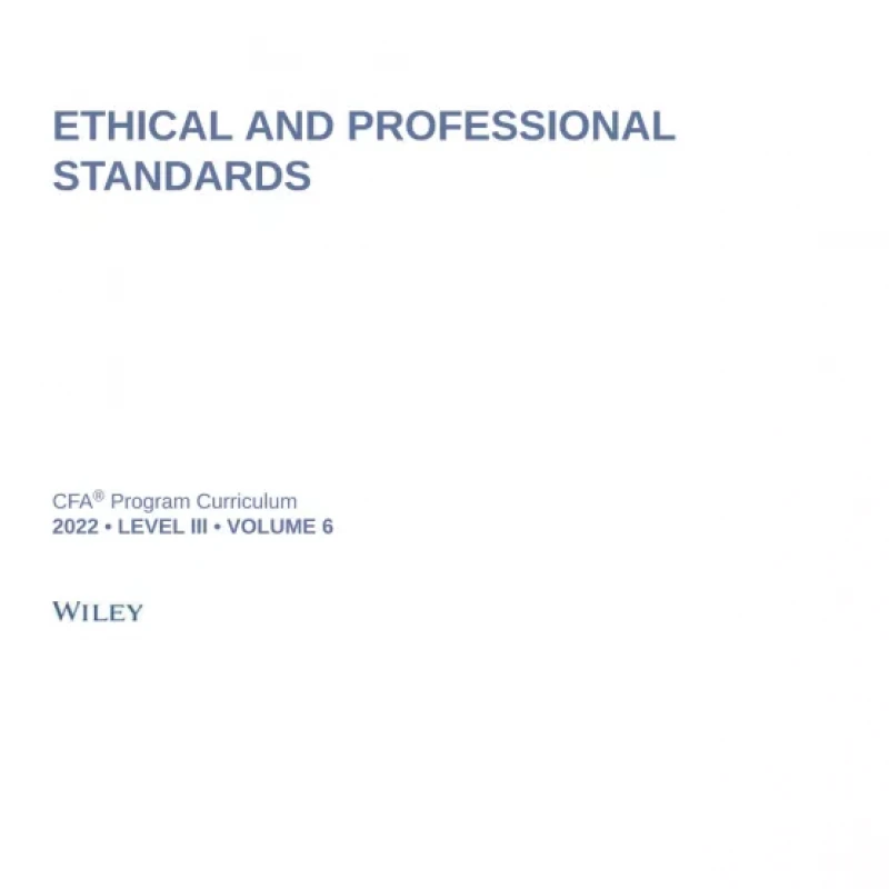 2022 CFA Program Curriculum Level III Box Set (vol. 1-6)