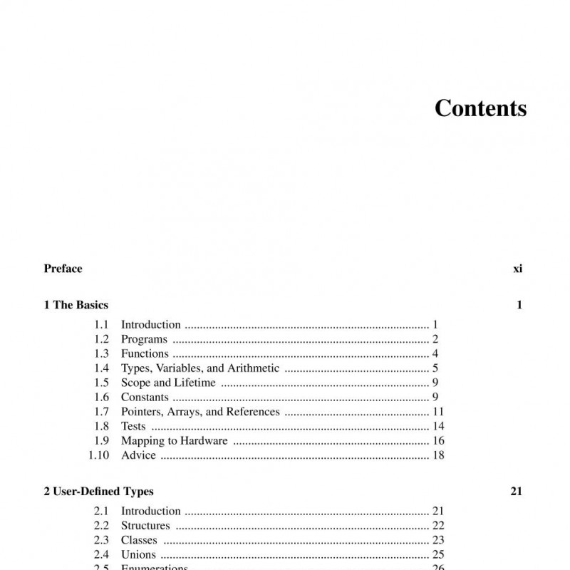 A Tour of C++