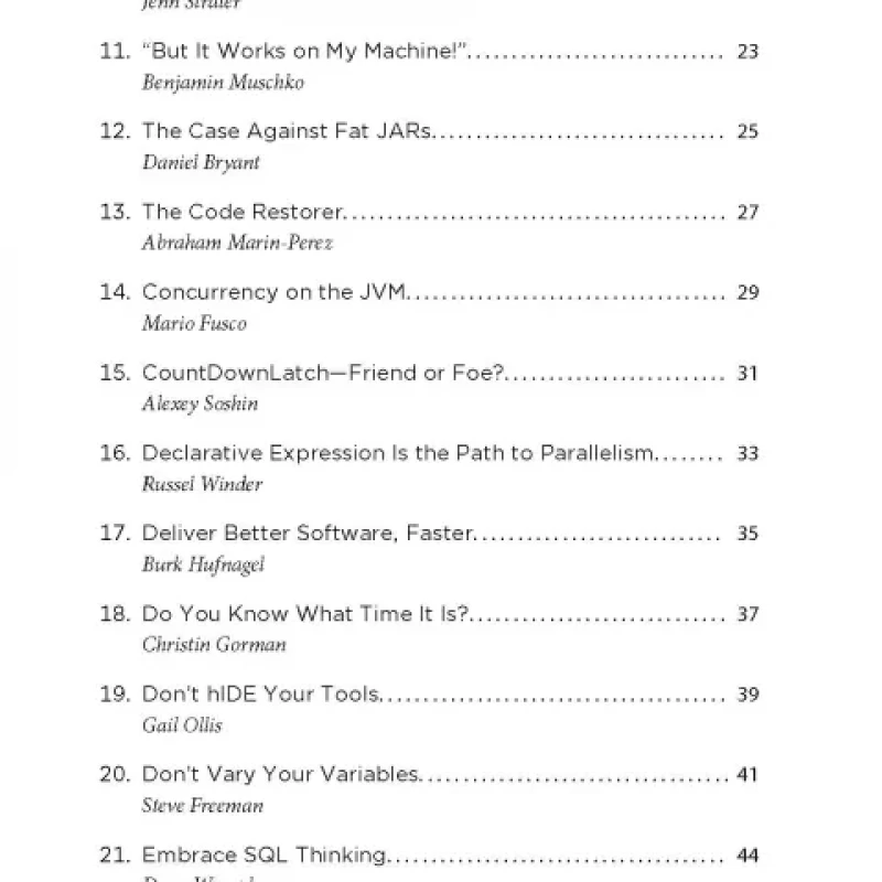 97 Things Every Java Programmer Should Know