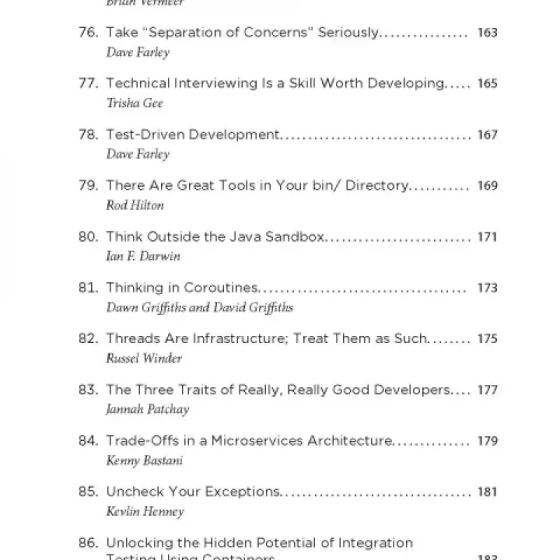 97 Things Every Java Programmer Should Know
