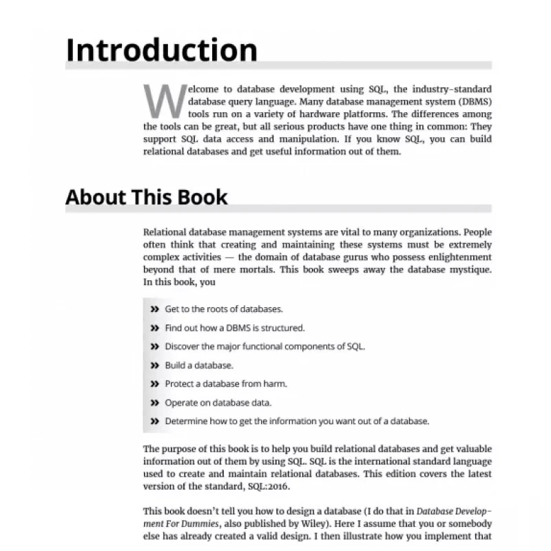 SQL for Dummies