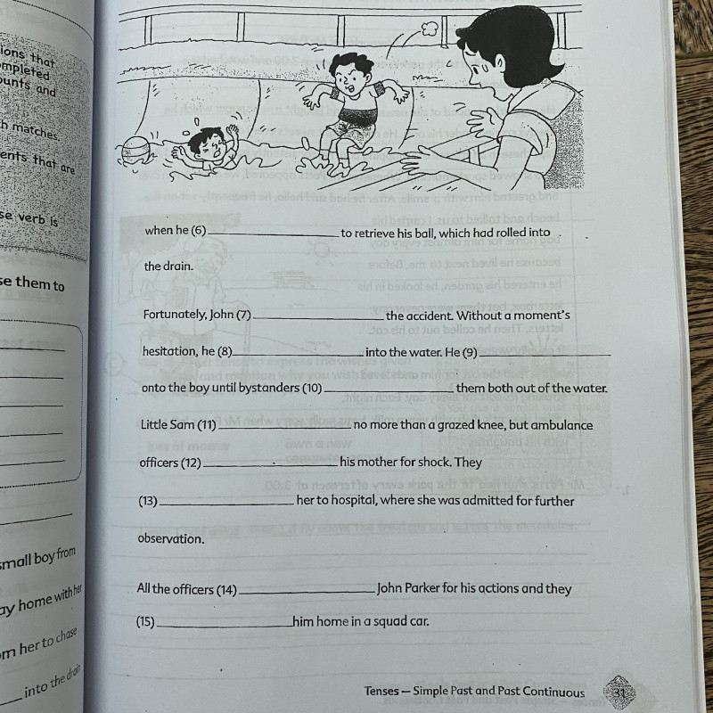 SCHOLASTIC GRAMMAR SKILL 1-6 (Sách đen trắng)