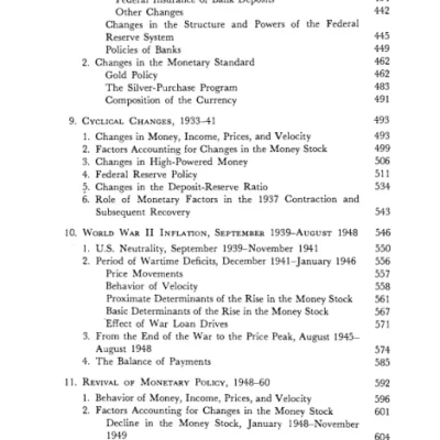 A Monetary History of the United States 1867-1960