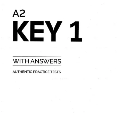 A2 KEY 1 WITH ANSWERS 2020 (Sách đen trắng)