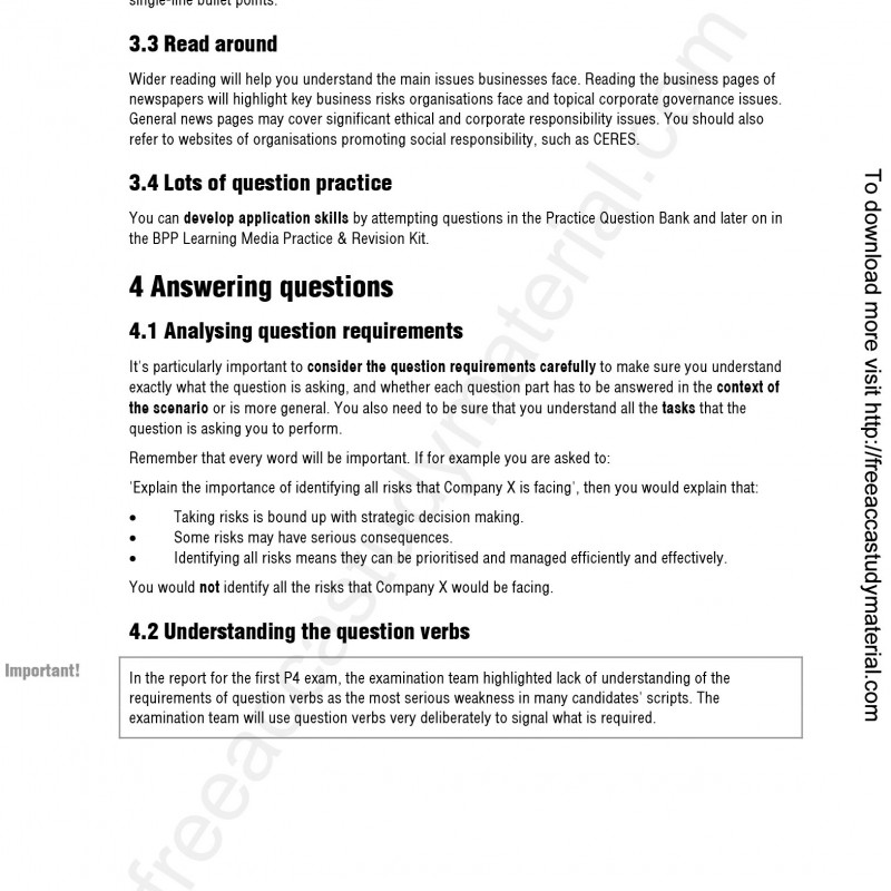 ACCA P4 Advanced Financial Management Study Text