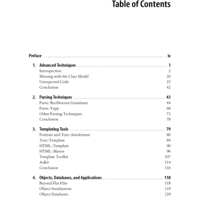 Advanced Perl Programming
