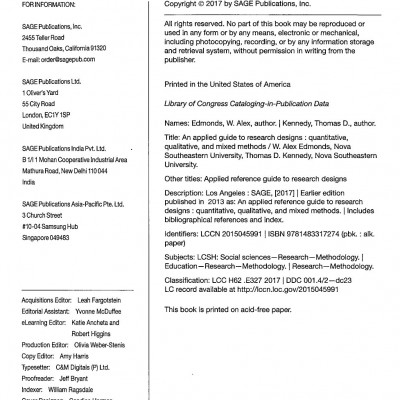 An applied guide to research designs