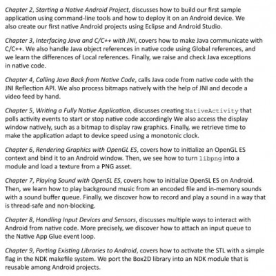 Android NDK Discover the native side of Android