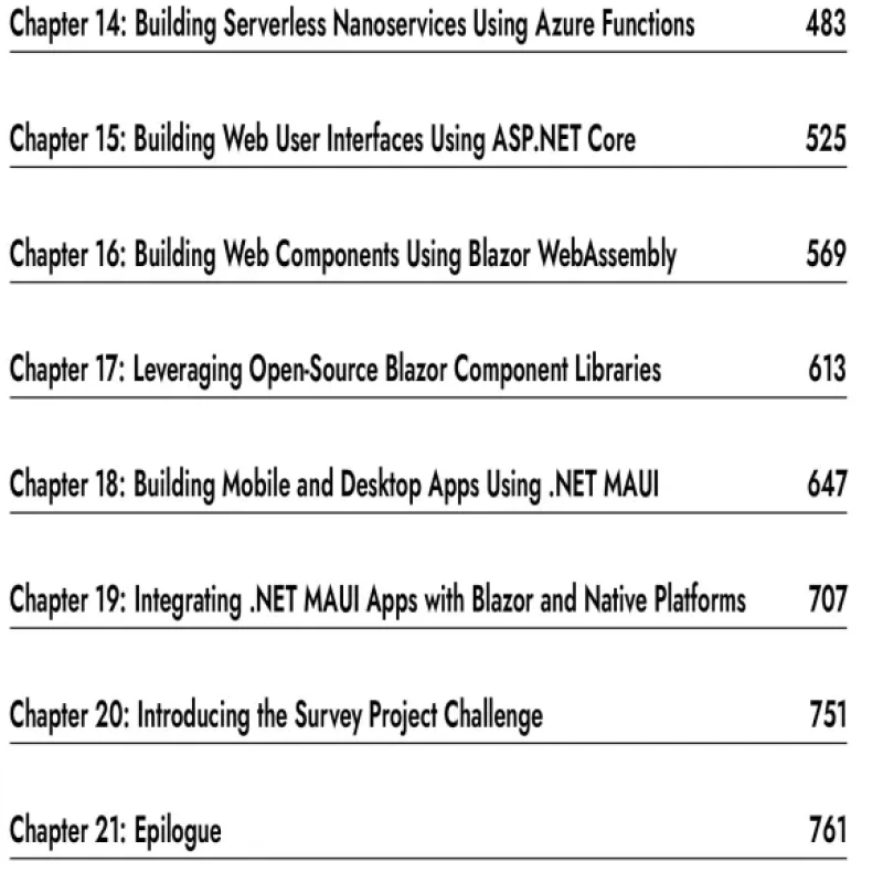 Apps and Services with .NET 7