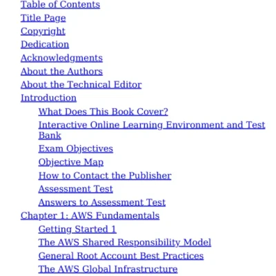 AWS Certified SysOps Administrator Study Guide Associate (SOA-C02) Exam