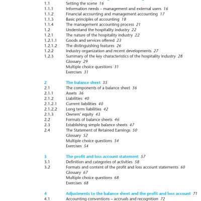 Sách Basic Management Accounting for the Hospitality Industry