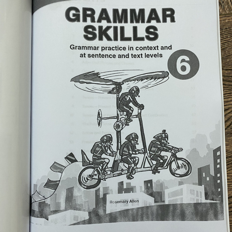 SCHOLASTIC GRAMMAR SKILL 1-6 (Sách đen trắng)