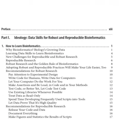 Bioinformatics Data Skills