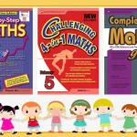 Bộ 3 Quyển - Level 5 - Complete maths, Step by step math, Challenging 4 in 1 maths (Tiểu học) - Hanoi Bookstore