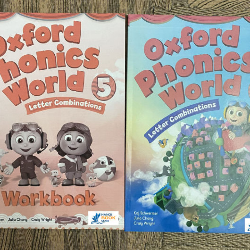 Bộ sách Oxford Phonics World 1,2,3,4,5 Student Book và Workbook - Hanoi Bookstore