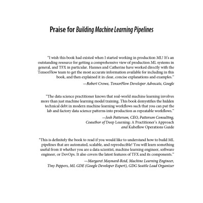 Building Machine Learning Pipelines