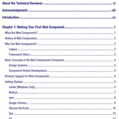Building Native Web Components
