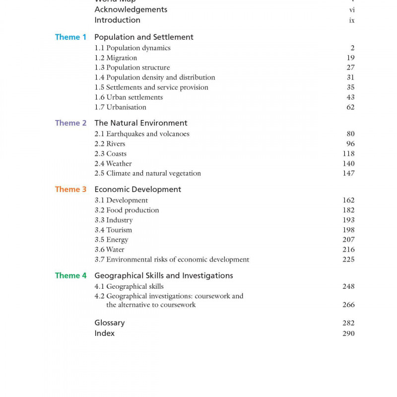 Cambridge IGCSE Geography