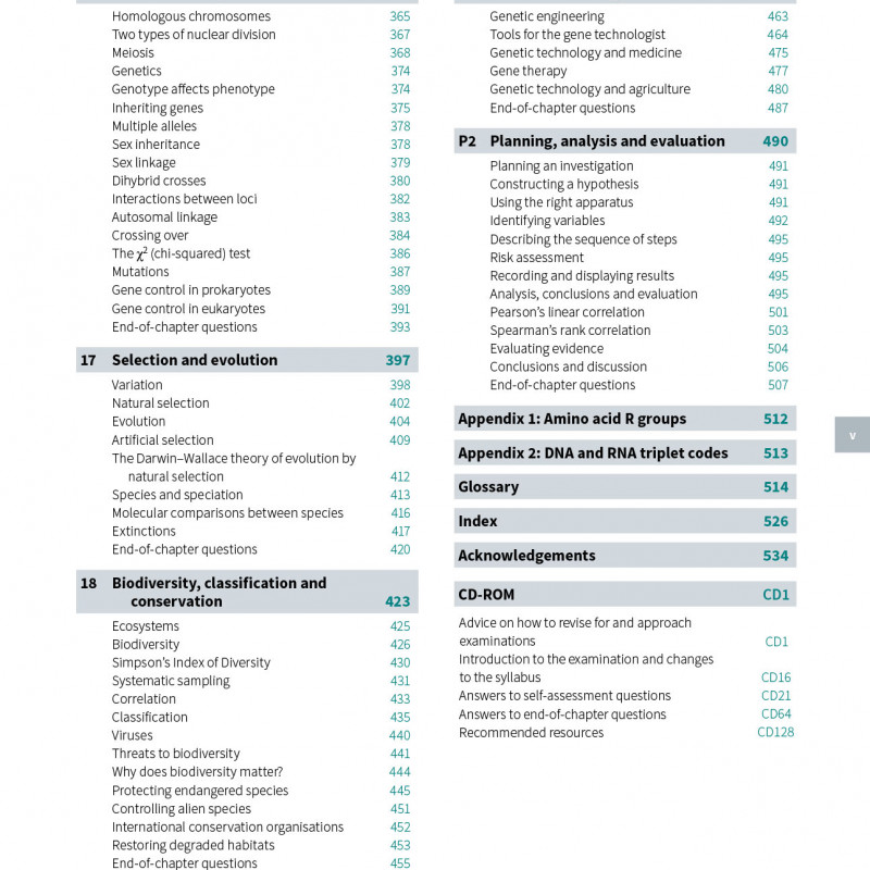 Cambridge International AS and A Level Biology Coursebook