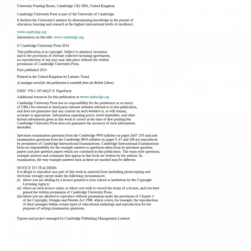 Cambridge International AS and A Level English Language Coursebook [ màu ]