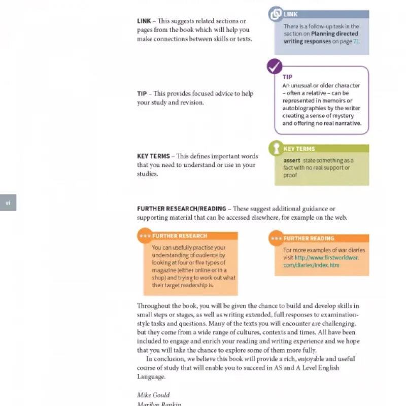 Cambridge International AS and A Level English Language Coursebook [ màu ]