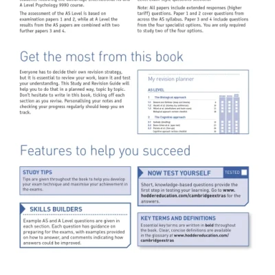 Cambridge International ASA Level Psychology Study and Revision Guide - HanoiBookstore