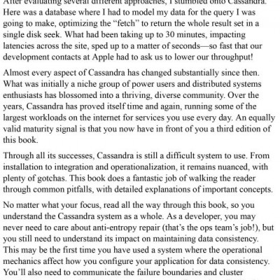 Cassandra The Definitive Guide, (Revised) Third Edition, 3rd Edition Sách tiếng anh