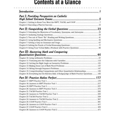 Sách Catholic High School Entrance Exams For Dummies (For Dummies (Career Education))