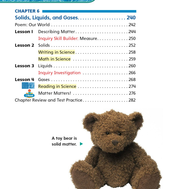 California Science Grade 1