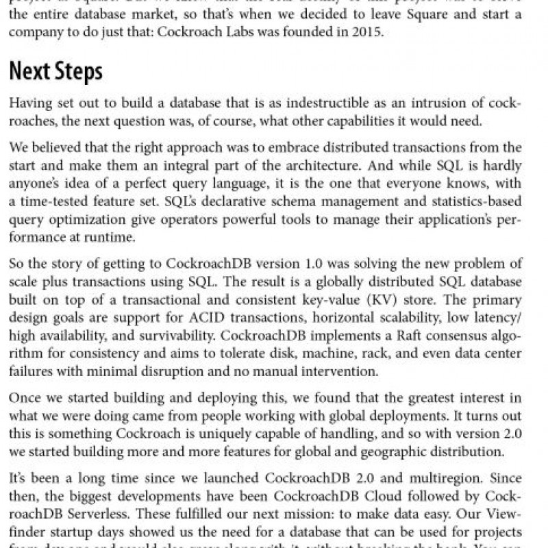 CockroachDB The Definitive Guide: Distributed Data at Scale