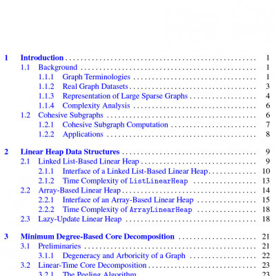 Cohesive Subgraph Computation over Large Sparse Graphs
