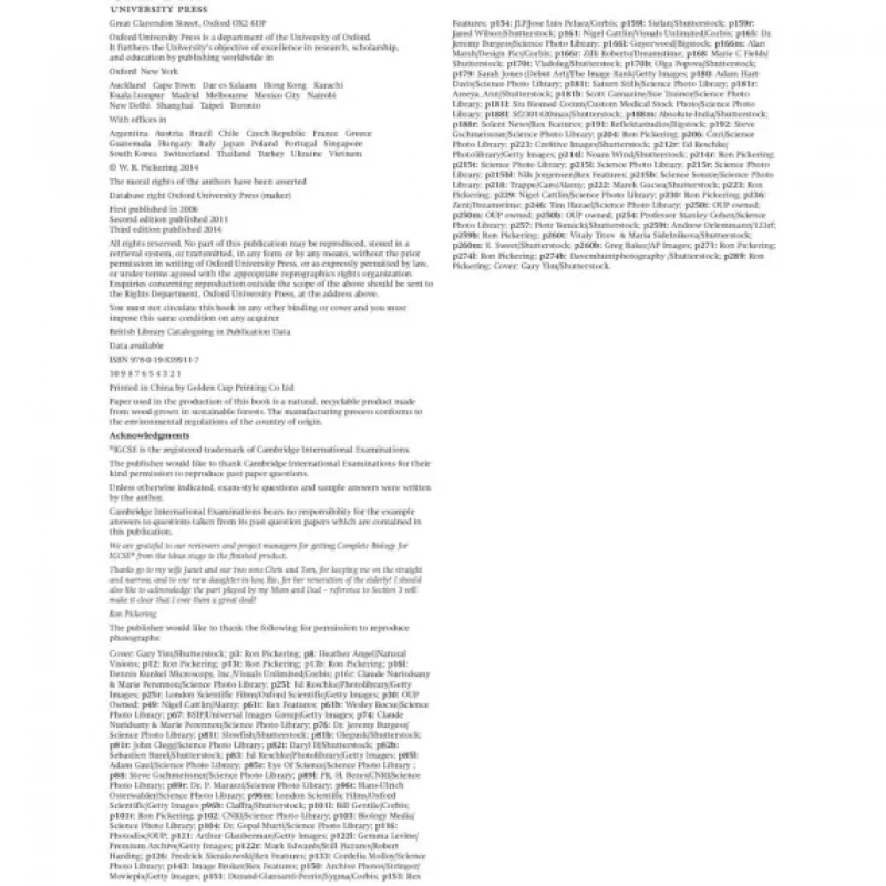 Complete Biology for Cambridge IGCSE