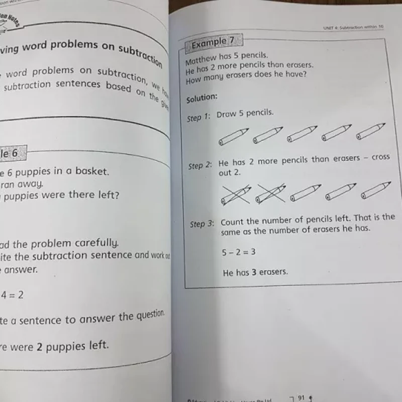Bộ 6 quyển Complete Math guide grade 1-6