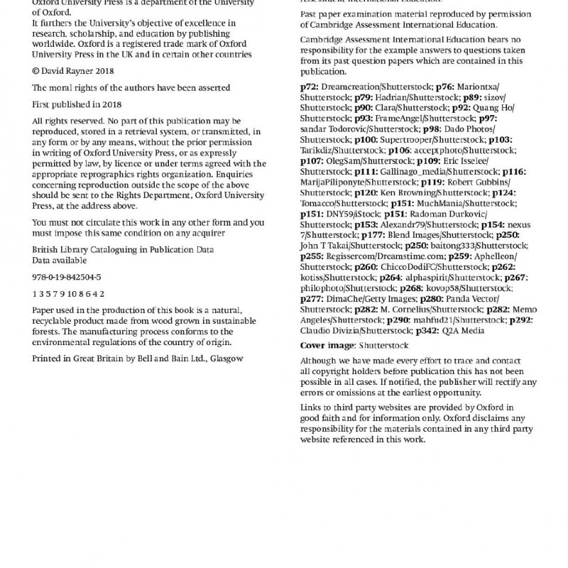 Complete mathematics for Cambridge IGCSE Core Fifth Edition