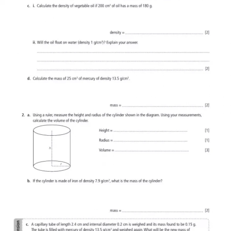 Complete Physics for Cambridge IGCSERG Workbook