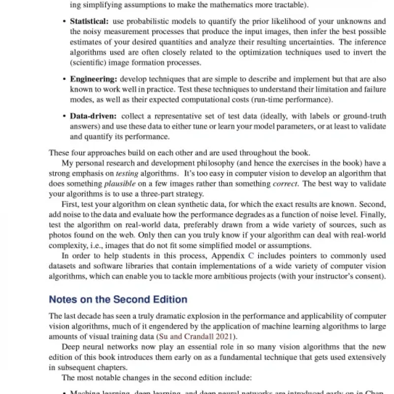 Computer Vision Algorithms and Applications (Texts in Computer Science)