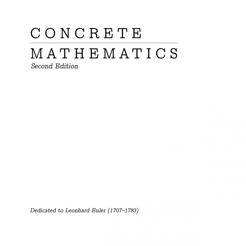 Concrete Mathematics