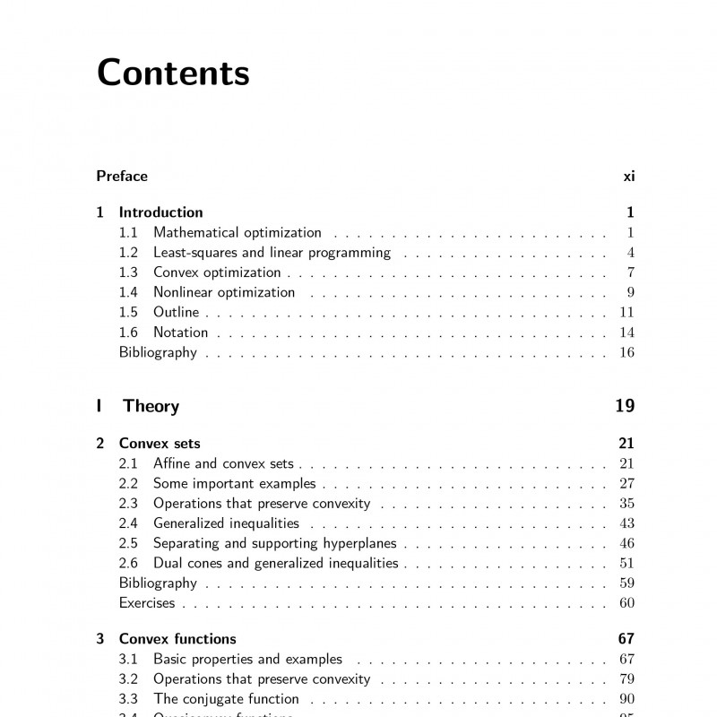 Convex Optimization