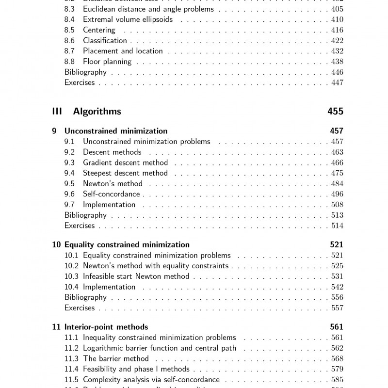 Convex Optimization