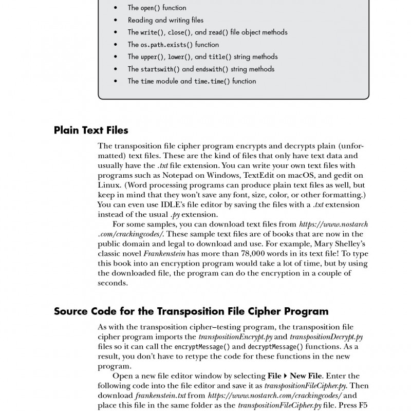 Cracking Codes with Python