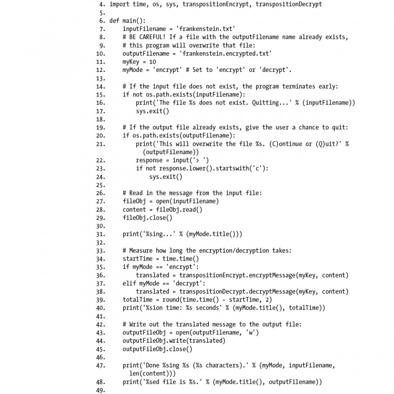 Cracking Codes with Python