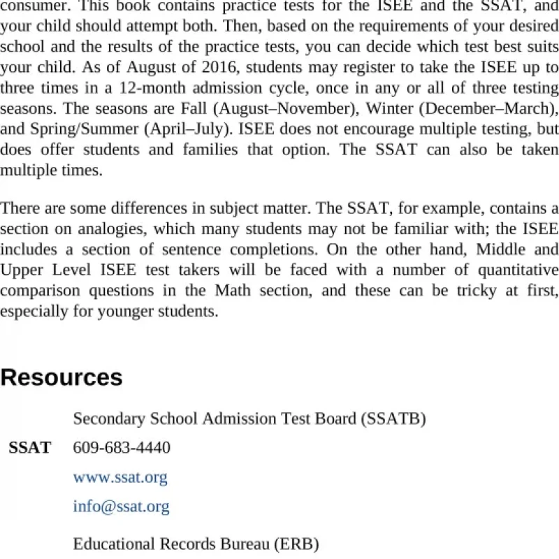 cracking the ssat (Sách đen trắng)