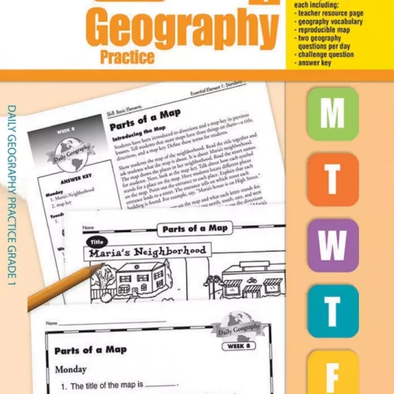 DAILY GEOGRAPHY PRACTICE GRADE 1-6 (Sách đen trắng)