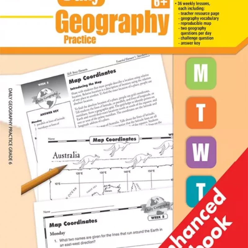 DAILY GEOGRAPHY PRACTICE GRADE 1-6 (Sách đen trắng)