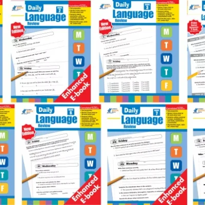 DAILY LANGUAGE REVIEW GRADE 1-8 (Sách đen trắng)