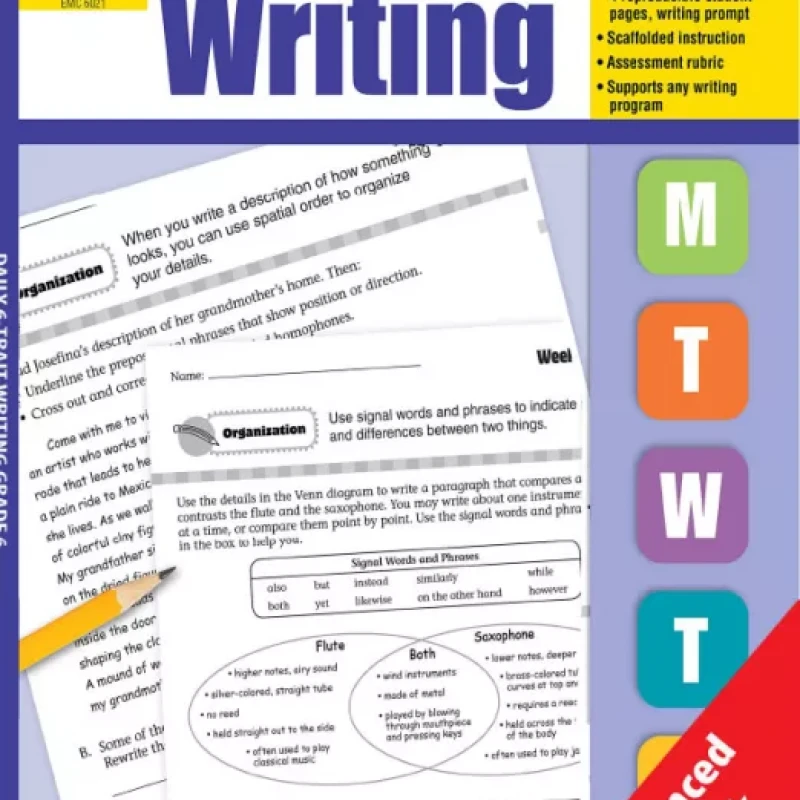 DAILY TRAIT WRITING GRADE 1-8 (Sách đen trắng)