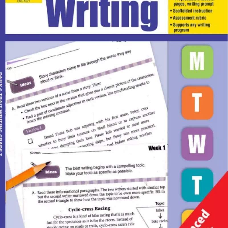 DAILY TRAIT WRITING GRADE 1-8 (Sách đen trắng)