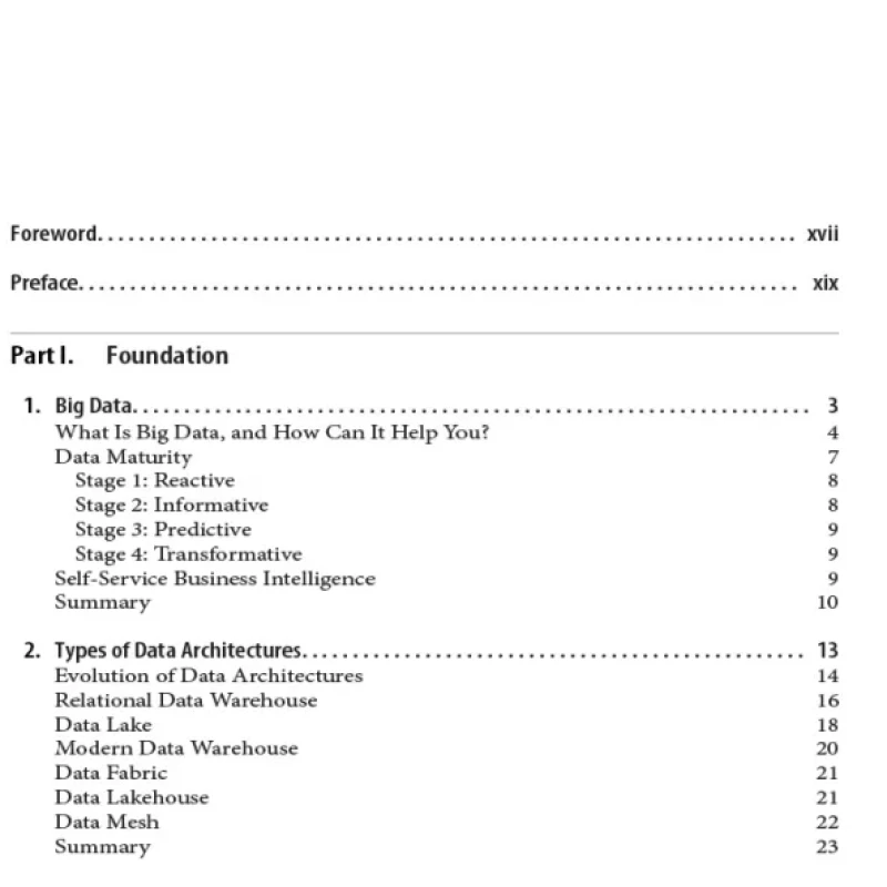 Deciphering Data Architectures