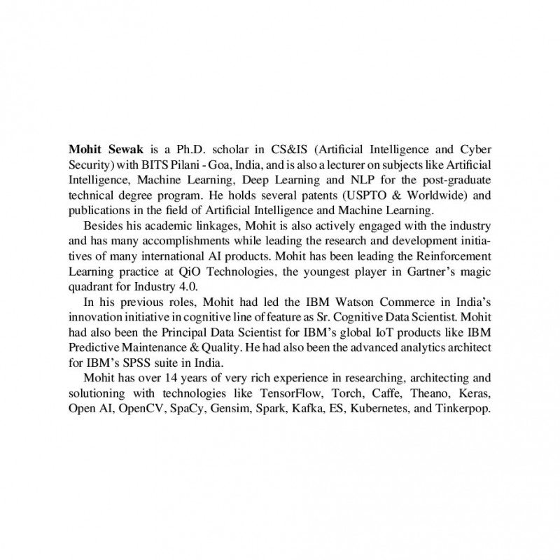 Deep Reinforcement Learning Frontiers of Artificial Intelligence