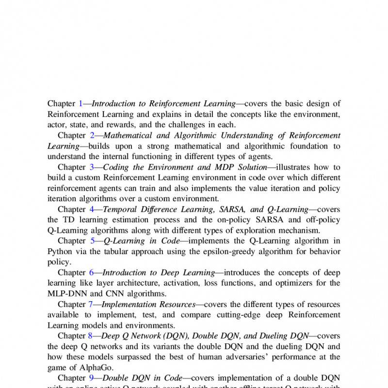 Deep Reinforcement Learning Frontiers of Artificial Intelligence